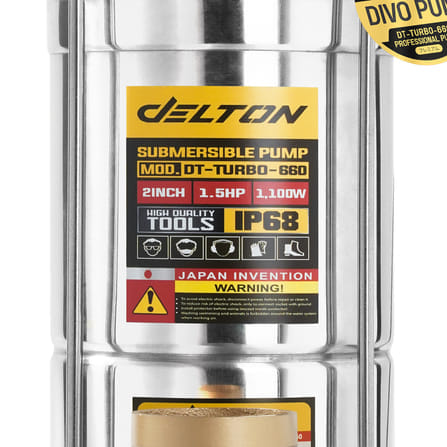 ปั๊มจุ่ม DELTON รุ่น DT-TURBO-660 ขนาด 2 นิ้ว 1.5HP 1,100W_3